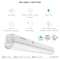 Luxrite 2 FT Slim Linear LED Shop Light 3 CCT Selectable 3500K-5000K 20W 2600LM 0-10V Dimmable UL Listed LR25181-1PK - alternate 3